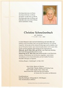 Christine Schmelzenbach